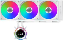 Veejahuti protsessorile Lian Li Hydroshift II LCD-C 360CL ARGB, valge, 120 mm