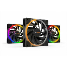 Ventilaator Be Quiet LIGHT WINGS 120 mm PWM, must, 3 tk