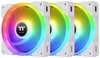 Korpuse ventilaator Thermaltake Swafan EX12 RGB, 120 mm, valge, 3 tk