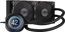 Vesijahuti protsessorile Corsair Nautilus 240 RS LCD, CW-9061031-WW, 120 mm, must