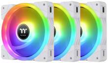 Korpuse ventilaator Thermaltake Swafan EX12 RGB, 120 mm, valge, 3 tk