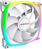 Korpuse ventilaator Montech AX140 PWM, 140 x 140 x 25 mm, valge