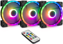 Ventilaatorite komplekt Inter-Tech Argus RS-14 RGB, 3 x 140 x 25 mm, must