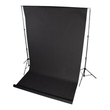 Fototaust Polypropylene, must, 1,6 x 5 m