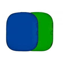 Kokkupandav kahepoolne taust Lastolite Chroma LL LC5687, 1,5 x 1,8 m, sinine/roheline