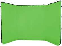 Panoraamtaust Lastolite Chromakey, roheline, 4 m, LL LB7626