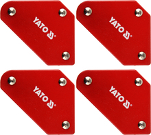 Keevitusmagnetite komplekt Yato YT-08677, 43 x 72 x 12 mm, 4,5 kg, 4 tk