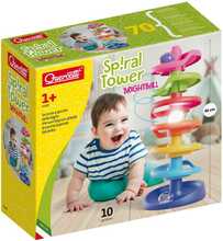 Konstruktorsett Quercetti Spiral Tower Brightball QU-6499, 46 cm, 10 tk