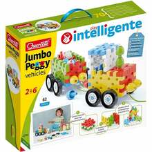 Konstruktor Quercetti Jumbo Peggy 02290, 62 osa