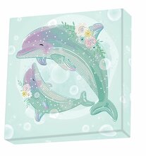 Teemantmosaiik Diamond Dotz Dolphin Dance 28x28 cm, DBX.059