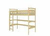 Narivoodi ADRK Furniture Miago, 90 x 200 cm, ilma voodipesukastita, ilma madratsita, pruun