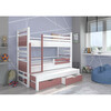Narivoodi ADRK Furniture Hippo, 180 x 80 cm, valge/roosa