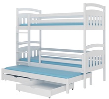 Narivoodi ADRK Furniture Aldo, 90 x 200 cm, ilma madratsita, valge