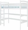 Narivoodi ADRK Furniture Miago, 90 x 200 cm, ilma voodipesukastita, ilma madratsita, valge