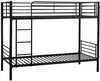 Narivoodi HALMAR BUNKY, 80 x 180 cm, must/valge