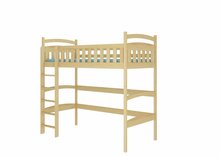 Narivoodi ADRK Furniture Miago, 80 x 180 cm, ilma voodipesukastita, ilma madratsita, pruun