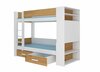 Narivoodi ADRK Furniture Garet, 80 x 180 cm, valge/pruun