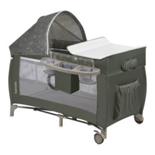 Reisivoodi-mänguaed Lionelo Sven Plus, beige olive
