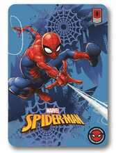 Laste fliispleed Spiderman, 100 x 140 cm, sinine