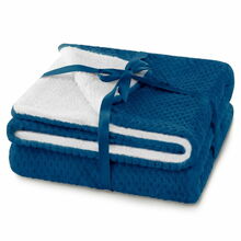 Pleed Amelia Home Shleepy, 130 x 180 cm, tumesinine