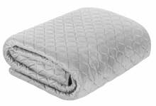 Voodikate Eurofirany Dimon NGM-02, 220 cm x 240 cm, hõbedane