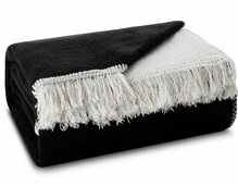 Pleed Eurofirany Duo K143-A, 150 cm x 200 cm, valge/must