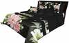 Voodikate Mariall NMR-008, 240 cm x 260 cm, must/roheline/roosa