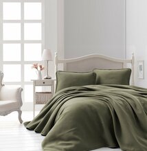 Voodikatte komplekt Mijolnir Liv, 220 x 240 cm, samblaroheline/khaki
