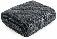 Voodikate Eurofirany Blink NOJ-02, 170 x 210 cm, must/hõbe