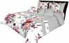 Voodikate Mariall NMR-023, 170 cm x 210 cm, valge/hall/lilla