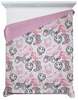 Voodikate Eurofirany D91/N/KID/17, 170 x 210 cm, valge/must/roosa