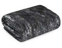 Voodikate Eurofirany Blink 3, 170 x 210 cm, hõbe/must