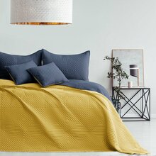 Voodikate Amelia Home Softa, 240 x 260 cm, kollane/hall