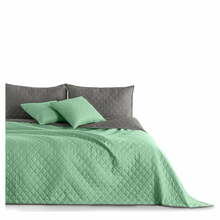Voodikate DecoKing Axel, 170 x 210 cm, hall/roheline