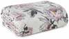 Voodikate Eurofirany D91/N/FLOWER/07, 200 x 220 cm, valge/roosa/hall