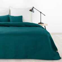 Voodikate Eurofirany D91, 200 cm x 220 cm, tume türkiis