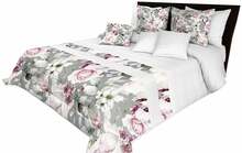 Voodikate Mariall NMR-028, 170 cm x 210 cm, valge
