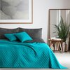 Voodikate DecoKing Axel, 170 x 210 cm, sinine/hall