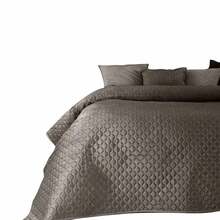 Voodikate Eurofirany Eurocurtains Dimon, 170 x 210 cm, tume beež