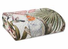 Voodikate Eurofirany D91/N/PARROT, 170 x 210 cm, roheline/roosa