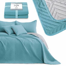 Voodikate Amelia Home Softa, 260 x 280 cm, sinine/hall