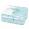 Pleed Amelia Home Shleepy, 220 x 240 cm, helesinine/valge