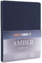 Voodilina DecoKing Amber, 240 x 220 cm, tumesinine