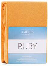 Voodilina AmeliaHome Ruby, 200 x 120 cm, kummiga, oranž