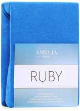 Voodilina kummiga AmeliaHome Ruby, 240 x 240 cm, sinine
