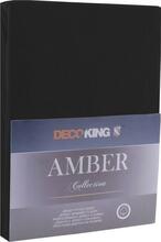 Voodilina DecoKing Amber, 120 x 200 cm, kummiga, must