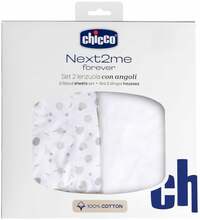 Lina Chicco Next2Me Forever, puuvillane, valge/beež, 2 tk, kummiga
