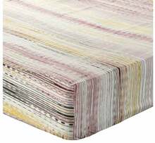 Voodilina Eurofirany Classic, 160 x 200 cm, valge/lilla, kummiga