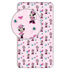 Kummiga voodilina Jerry Fabrics Minnie Flowers 02, 90 x 200 cm, roosa