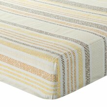 Voodilina Eurofirany Classic PRZI-02, 160 x 200 cm, valge/sinep/pruun, kummiga